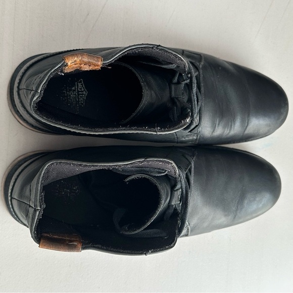 Harley Davidson Men's Round Toe Black Soft Leather Ankle Motorcycle Boots Size 9 - Picture 4 of 12